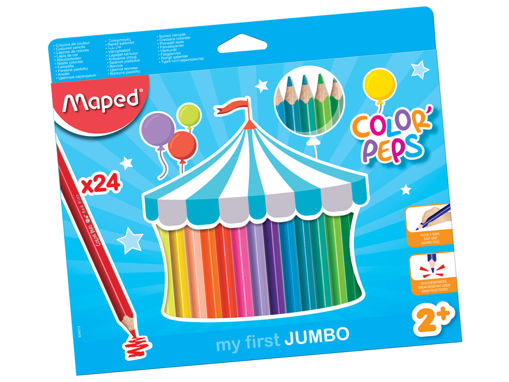 Picture of MAPED PENCIL COLOURS JUMBO X24